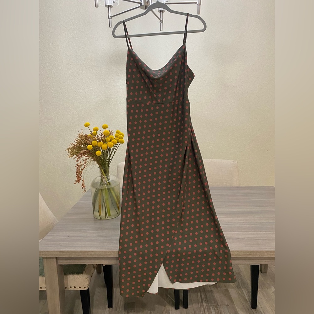 Zara Polka Dot Slip Dress